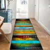 Alfombra de Pasillo Estilo Madera Bohemia Alfombrilla Más Vendida en Amazon para Cocina Alfombrilla Resistente al Desgaste y a las Manchas Felpudo para Puerta de Entrada
