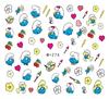 Desenho Animado Nova Marca d'Água Adesivos Nail Art E-commerce Transfronteiriço Nail Art Marca d'Água Desenho Animado Menina Bonita Fofos Adesivos Nail Art