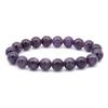 Atacado de fábrica 10mm moda simples nova cor sólida Ágata pedra natural feito à mão miçangas pulseira masculina