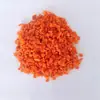 Verduras deshidratadas, materias primas de calidad alimentaria secas, zanahoria deshidratada, granos de zanahoria secos, zanahoria cortada en cubitos, zanahoria deshidratada