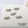 Joias para Nail Art da Nova Série Borboleta, Zircônia Brilhante de Luxo Acessível Borboleta Vazada Cor White K Acessórios de Unha Usáveis