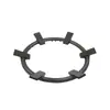 Suporte para fogão a gás, acessório de cozinha universal, suporte para wok de fogão a gás, panela pequena, suporte para leiteira, suporte de panela antiderrapante com seis pontas