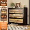 Zapatero para uso doméstico, zapatero multicapa a prueba de polvo, mueble de entrada montado en la pared, mueble de almacenamiento de gran capacidad