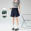 Shorts de Maternidad para Verano, Estilo Delgado para Ropa Exterior, Nuevo Modelo 2026, Pantalones Anchos de Lino, No Aprietan en el Vientre durante el Embarazo, Ropa de Verano