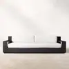 Nuevo sofá exterior de aluminio hecho a medida, juego de sofás impermeable y a prueba de sol para jardín y balcón, muebles de jardín
