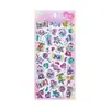 Pegatinas de animales lindos tipo caramelo de cristal, 3D en relieve, hechas a mano, educativas, para niños, adecuadas para álbumes de recortes y fundas de teléfono