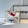 Nova Bolsa de Ombro Snoopy 2024 Versátil Grande Capacidade Lona Bolsa Tote para Estudante e Comutador Bolsa de Mão para Sair