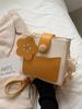Bolso de Hombro Versátil de Moda Ins 2026 Nuevo Bolso Cruzado de Moda Bolso Cuadrado Pequeño Bloqueo de Color Minibolso