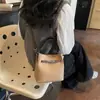Bolsa Saco Moda Nicho 2026 Nova Bolsa de Ombro Elegante Simples Bolsa de Mão Bolsa Transversal Casual Cor Sólida