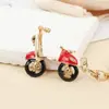 Llavero Colgante Creativo de Coche Eléctrico Coreano Pequeño Regalo Colgante de Metal para Bolso de Mujer Colgante para Llave de Coche