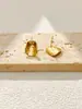 Aretes Ovalados Irregulares de Metal de Alta Gama, Aretes Estilo Lujo Ligero, Aretes Versátiles de Nicho para Mujer
