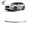 Adecuado para Toyota 21 Highlander Parrilla Delantera y Central Modificada Embellecedor del Capó Embellecedor del Capó Lentejuelas Galvanizadas