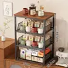 Impresora de Escritorio Estante de Almacenamiento Multicapa Oficina de Pie Cocina Gabinete para Horno de Microondas Soporte Mesa
