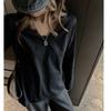 Camiseta de Algodón Puro Coreana con Encaje para Mujer en Otoño e Invierno, Holgada y Ajustada, Top Blanco de Manga Larga de Alta Gama para Ropa Interior y Exterior