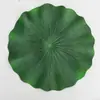 Hoja de loto flotante decoración de agua estanque hoja loto falso nenúfar para Buda pecera paisajismo planta hoja verde
