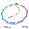 Ins Estilo Frío Europeo y Americano Acero Inoxidable Diamante Pulsera Versátil Simple Melón Conjuntos' Pulsera de Sentido Avanzado Accesorios Personalizados