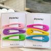 Pinza de Pelo Colorida Coreana Transfronteriza de BB Estrella de Cinco Puntas Corazón Pinza para Flequillo de Niña Pinza Lateral para Pañuelo de Cabeza de Niños Fabricante Venta al por Mayor