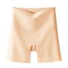 Ropa Interior Sin Costuras Dos en Uno para Mujer, Anti-Exposición, No se Enrolla, Control de Abdomen, Levanta Glúteos, Pantalón Corto Base de Seda Hielo, Entrepierna de Algodón Puro de Verano, Ceñido a la Cadera