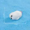 Miniaturas fofas e brincalhonas de focas para micro-paisagismo, decorações DIY com tema de praia, acessórios de saco surpresa e pequenas peças decorativas.