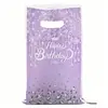 Bolsas de regalo para fiestas de huellas de perro de venta caliente transfronterizas, bolsas de regalo de recuerdo de dibujos animados de fútbol, bolsas de plástico para dulces, suministros de decoración de cumpleaños