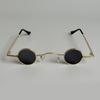 Mini lentes para hombre de moda, lentes de sol de lente pequeña, redondos, retro, montura pequeña, gafas de jefe celebridad de internet, gafas de sol personalizadas para mujer