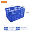 Cesta plástica grossa para virar cesta de frutas e vegetais fábrica de roupas com armazenamento cesta leve azul e branco cesta para mercadorias expressas estrutura plástica de transporte