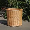 Cesta de bambu rattan bolsa de vime bolsa de rattan feita à mão cesta de armazenamento cesta para adereços de dança cesta de colheita cesta para acessórios de dança étnica
