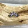 Pendientes de Ojo de Caballo de Aleación de Titanio Astmf-136 G23 Titanio Rosca Interna Pendientes de Circonita Super Brillante Joyería para Piercings Cabeza