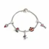 Pulseras de Halloween al por mayor Joyería Transfronteriza Europea y Americana Nicho Metálicas de Alto Grado Minimalistas Pulseras de Fantasma Calabaza