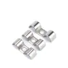 Abrazadera de Tubería de Acero Inoxidable 304 Engrosada Tipo P de un Solo Lado Soporte de Media Cara Abrazadera de Sillín Abrazadera para Tubería de Instrumento Clip para Cables Hebilla Abrazadera Doble Tipo M para Tubería Doble