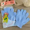 Luvas de Banho Coreanas de Cinco Dedos Criativas de Nylon Esfoliantes Atacado Exportação Artefato de Massagem para as Costas de Dupla Face