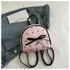 Mochila de Moda Versátil Nueva, Moderna y Elegante para Mujer con Lunares y Lazo, Mochila de Estilo Universitario Linda y Única para Mujer