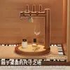 Soporte para Llaves de Escritorio de Madera Maciza Colgador de Decoración para el Hogar Pasillo de la Puerta de Entrada Bandeja para Exhibir Joyas Estante de Almacenamiento