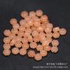 8mm Jade Hetian Cor Rosa Raiz de Lótus Cor Água Clara Jade Roxo Fumaça Contas de Abóbora Contas Soltas Acessórios DIY para Pulseira Colar