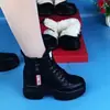 Botas Calientes para Mujer, Botas de Nieve de Felpa, Forradas de Polar 2025 Invierno, Suelas Gruesas, Zapatos Antideslizantes para Mamá, Botines para Mujer, Botas de Algodón