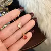 Nuevo Collar de Calabaza Estilo Chino con un Toque de Lujo Ligero y de Alta Gama, Collar Versátil y Único, Nuevo Accesorio para Mujer con un Toque de Alta Gama