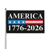Bandera de Fondo para Cumpleaños del 250 Aniversario Americano Transfronteriza Bandera de Jardín 1776-2026 Bandera Decorativa del Día de la Independencia