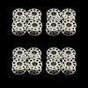 Accesorios de bobina para máquina de coser doméstica de fábrica Accesorios para máquinas domésticas antiguos Hierro niquelado con ranura para tarjeta sin ranura para tarjeta Bobina