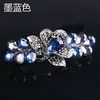 Presilha de Cabelo Grande Versátil e Elegante com Strass para Mães, Acessório de Cabelo Estiloso para Adultos, Presilha de Mola para a Parte de Trás da Cabeça, para Cabelos Soltos
