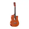 Atacado de Fábrica Em Estoque Entrega Guitarra Folk de 38 polegadas para Iniciantes e Estudantes Instrumento de Madeira de Nível de Entrada de 41 polegadas para Novatos