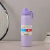 Garrafa Térmica Portátil Espacial Fitness Outdoor Fivela Fácil de Puxar Lata Garrafa de Água Esportiva Negócios Grande Capacidade Copo Térmico Copo de Água