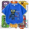 Camiseta Infantil de Manga Curta Tema Restaurante da Suzi Verão Homem Melancia Desenho Animado Top para Meninos Item Popular 2