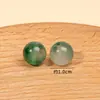 Fivela de Jade Natural Pérola Redonda de Jade de Alta Qualidade Botão para Cheongsam Traje Tang Pulseira Acessórios DIY