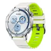 Pulseira de Silicone com Padrão de Piano de 22mm Adequada para Huawei Watch3 Watch Gt4 Novo Modelo Pulseira de Silicone Bicolor