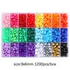9x6mm32 conta barril cravejada caixa contas soltas contas material DIY pulseira anel pulseira corda corrente de celular acessórios de joia