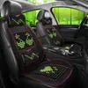 Cojín de Asiento de Coche con Cuentas de Madera Verano Transpirable Fresco Asiento Individual con Respaldo Cojín de Asiento Cuadrado con Cuentas de Madera