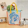 Bolsa de Mano Semitransparente de PVC en Forma de Oso Jelly Bolsa de Playa Bolsa de Natación Bolsa para Mamá Bolsa Jelly Fitness Casual Versátil