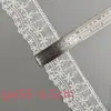 Encaje de malla popular de seda de leche bordado de 7 cm, ribete bordado, hermosa lencería de espalda, puños, escote, accesorios para el dobladillo de la falda