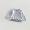 Conjunto de Dos Piezas Dianxi para Bebés Niñas: Chaqueta de Malla con Cuello de Muñeca y Colgante de Corazón en el Dobladillo, y Leggings Casuales para Otoño
