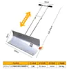 Pá de Neve com Rodas de Dupla Finalidade Pá de Neve Doméstica com Rodas Grande Espessada Ferramenta de Remoção de Neve de Inverno para Empurrar Grãos ao Ar Livre